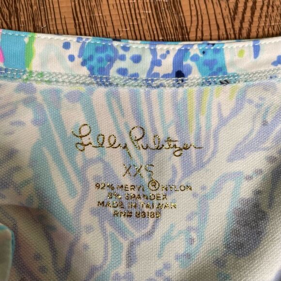 Lilly Pulitzer‎ UPF 50+ Nadine Sink or Swim Engineered Chilly Lilly Dress - Picture 4 of 7